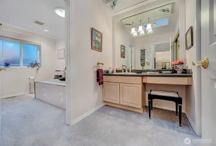 Main Bathroom Upstairs.