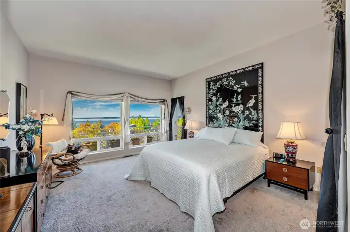 Large Master Bedroom w/Views.