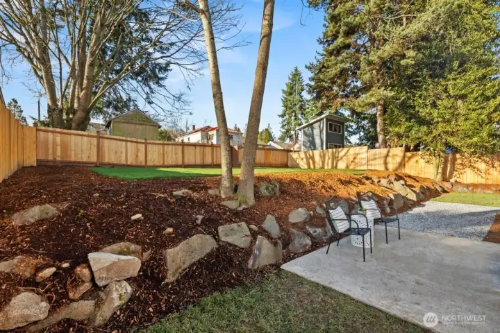 Back yard patio