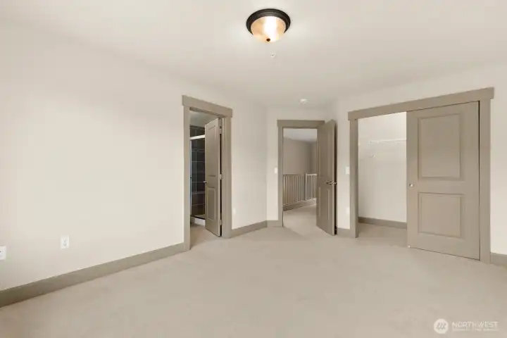 Primary Suite with ensuite bath and deep closet