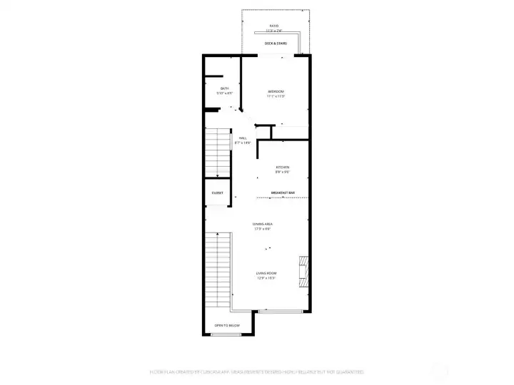 Main Floor - room sizing is not guaranteed. Buyer to verify.
