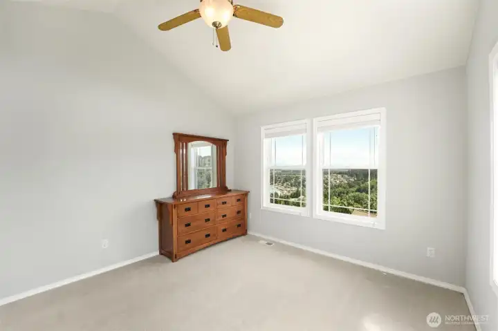 The third bedroom also has views!