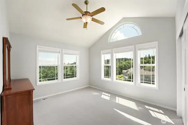 the lovely and bright third bedroom.