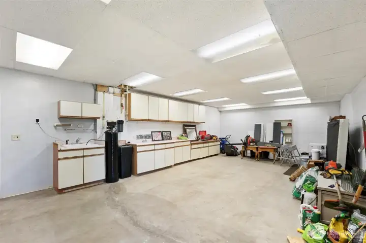 There is even a shop!  Adjacent to the 3-car garage and a half bath. A hobbyist’s dream come true.