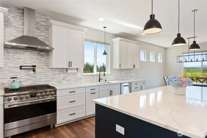 Gorgeous stainless steel appliances