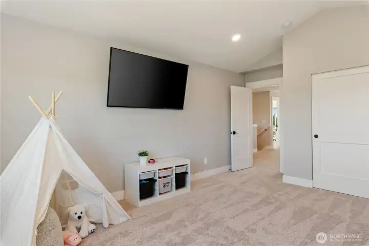 Can be a bedroom or a den like it is currently being used