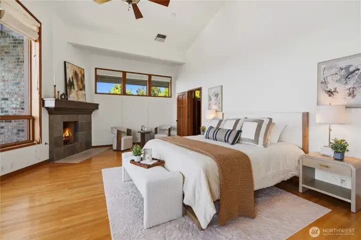 Gas fireplace