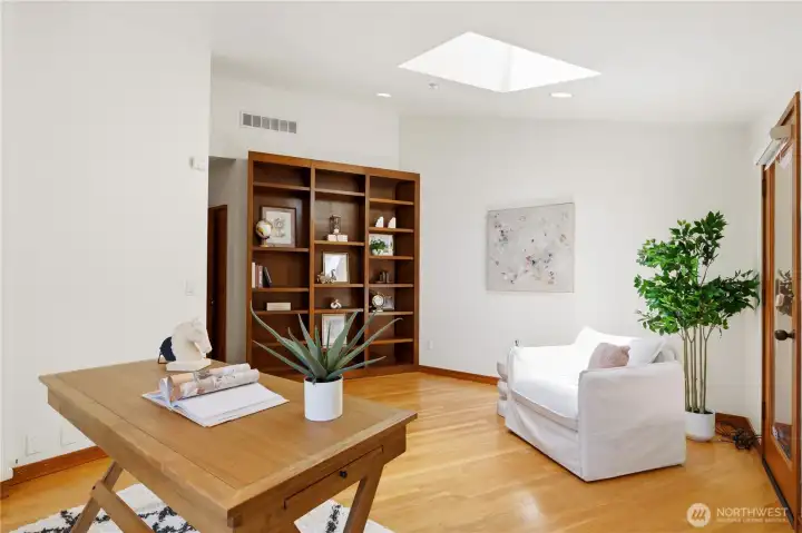 built-in book case