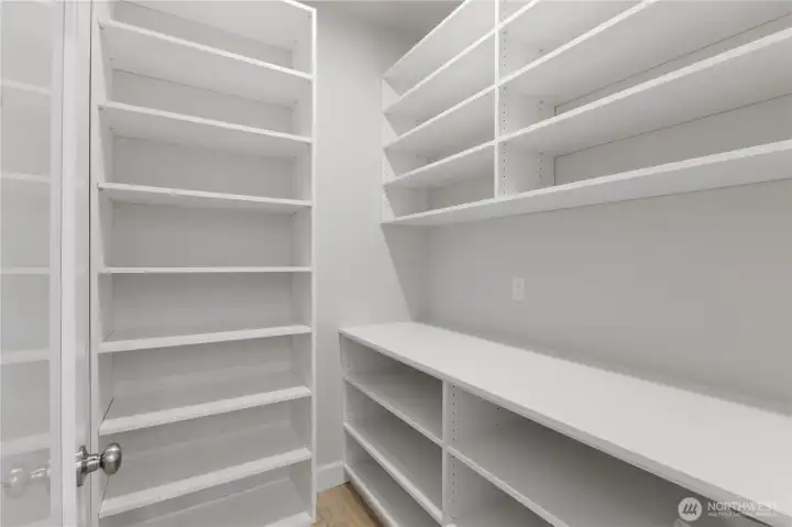 Large walk in pantry