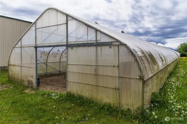 One of 2 commercial grade green houses