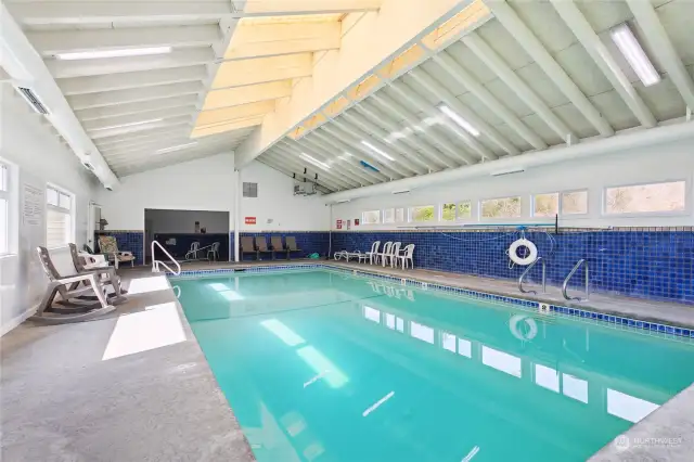 Indoor pool for Mariner's Cove residents.