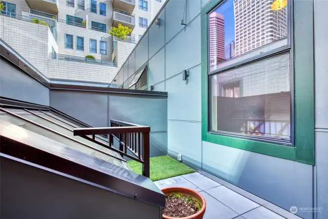 Serene back deck/patio.