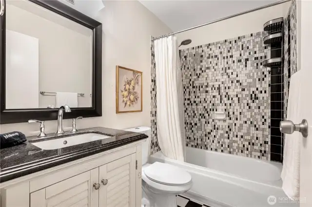 Lower floor full bath