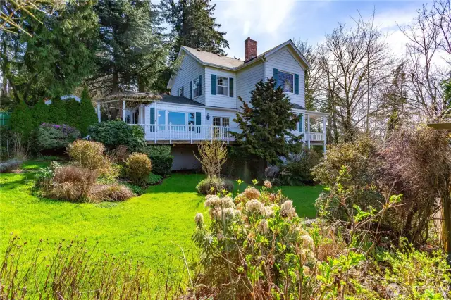 View of Home from lower yard