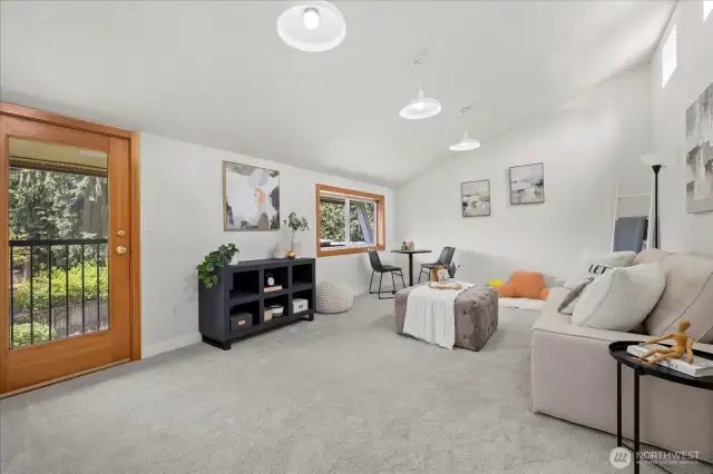Upstairs bonus room
