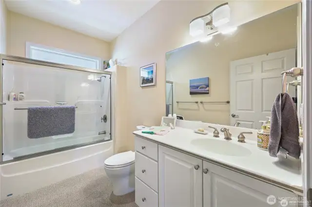 2nd full bath is just off the second bedroom
