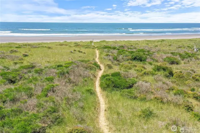 Community beach trail