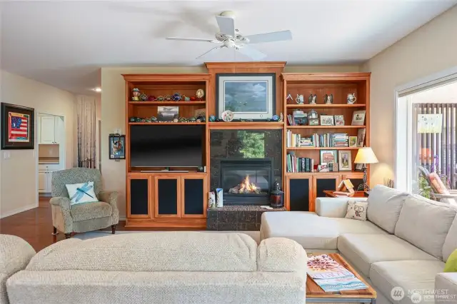Propane fireplace