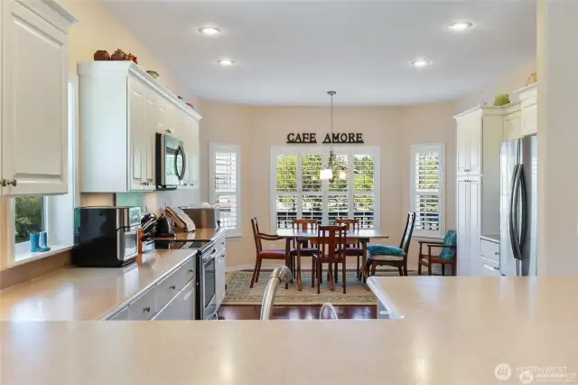 Nice eating nook