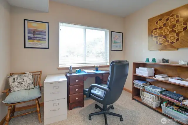 Currently in use as an office, the two rooms on the first floor create great flex space to suit your needs.