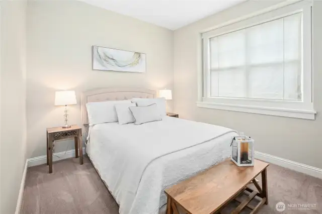 This fifth bedroom is on the lower level and also has its own ensuite 3/4 bath. What a perfect place for guests!