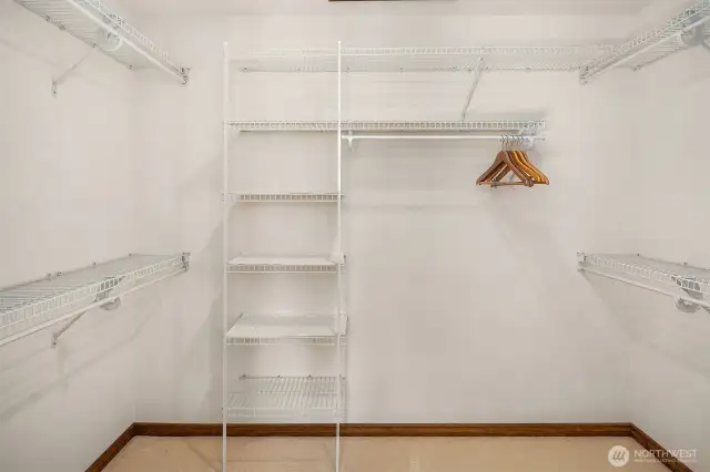 Primary Walk-In Closet