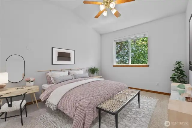 Primary suite (virtually staged)