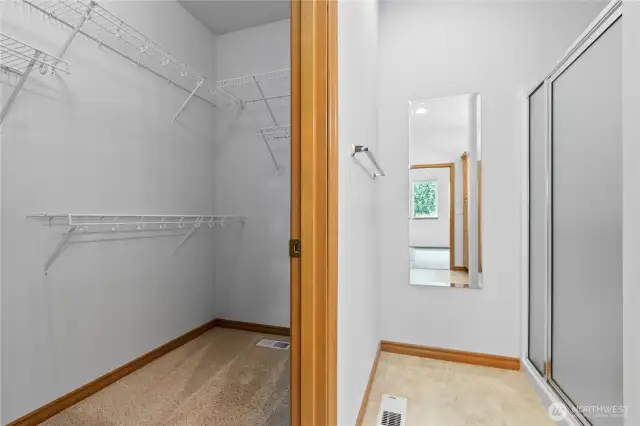 large walk-in closet