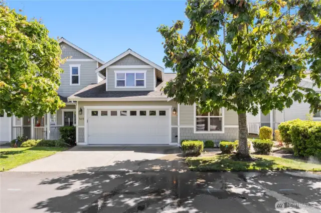 2 car garage with interior entrance
