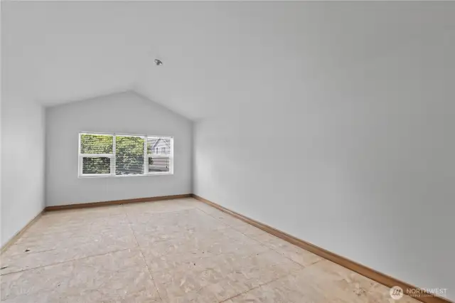 Bonus space for storage items or bonus room