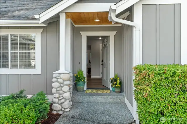 Charming Covered Entry