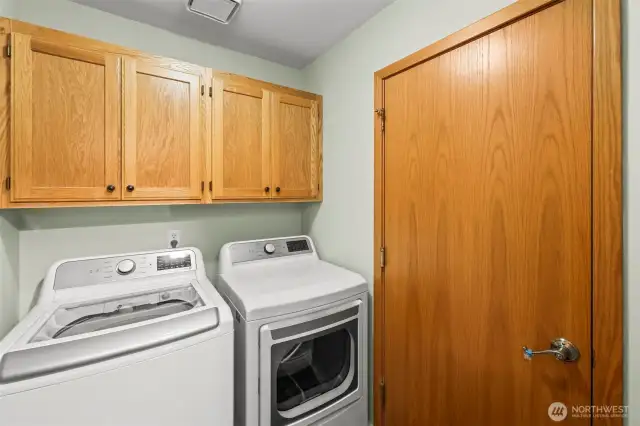Main floor laundry room