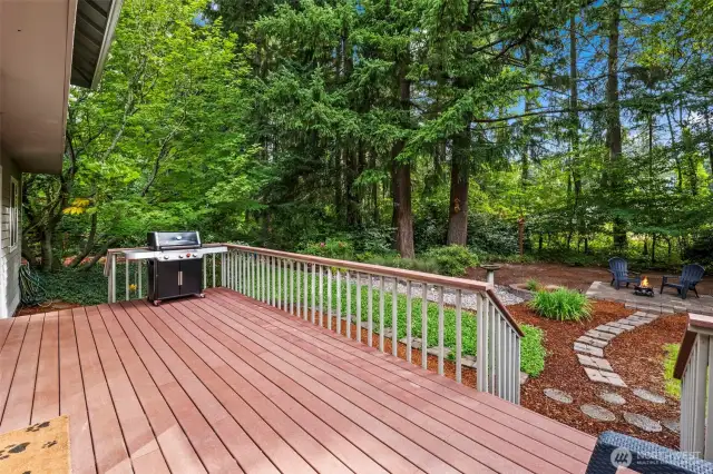 Spacious Deck.