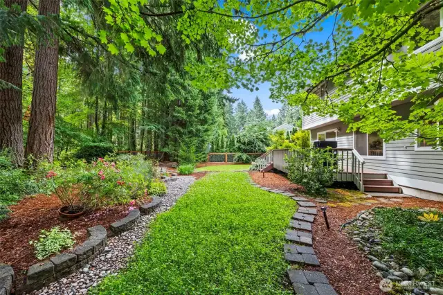 Beautiful and Purposeful Pollinator garden surround the property - Low Maintenance!