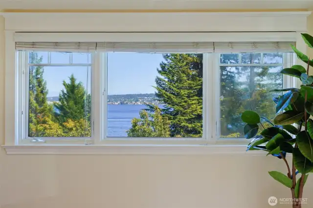 Beautiful lake views from the primary bedroom