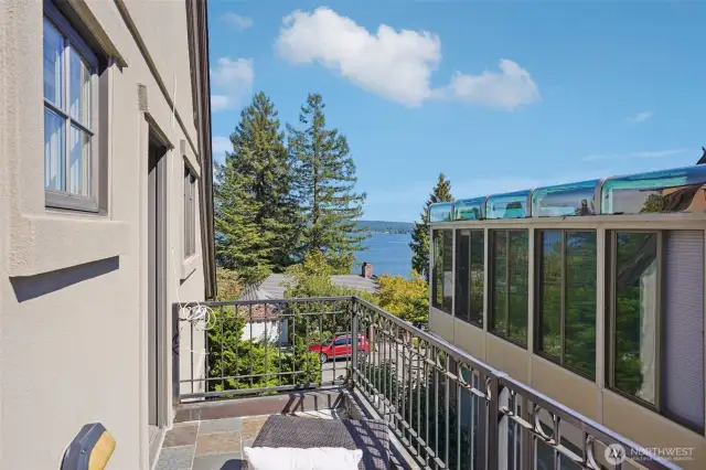 Primary bedroom balcony