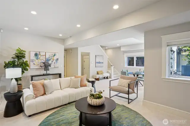 Lower level family room