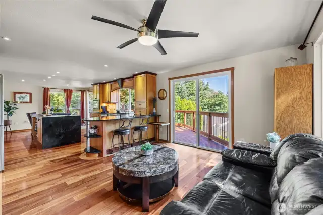 This area can be the formal dining area or a family room.
