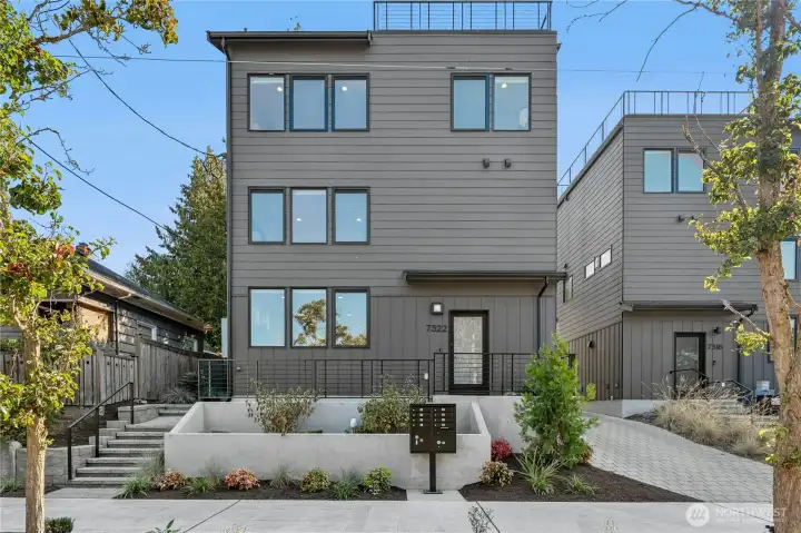 Enjoy condo living in a predominantly residential neighborhood - the best of both worlds!