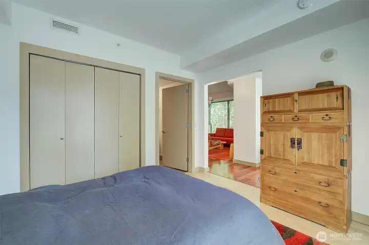 Bedroom complete with close & full bath.