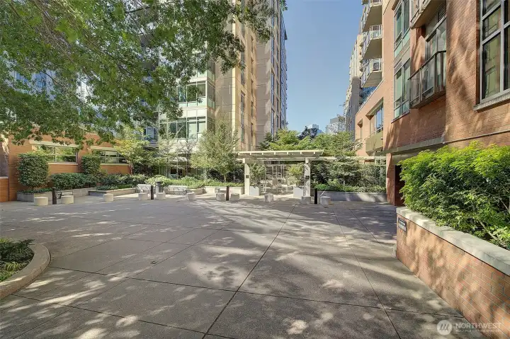 Main Entrance - Call Box, Secure Gate
