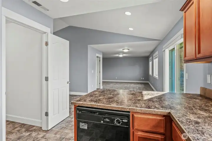 Kitchen Open Concept to Second Living Room
