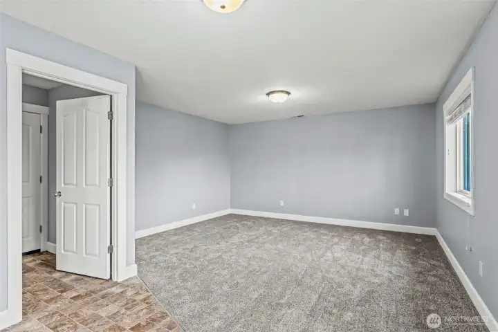 Second Living Room with Laundry and Garage Access
