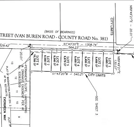 Preliminary plat concept