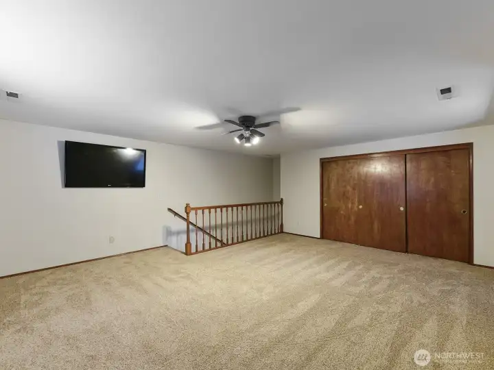 Upstairs unstaged room