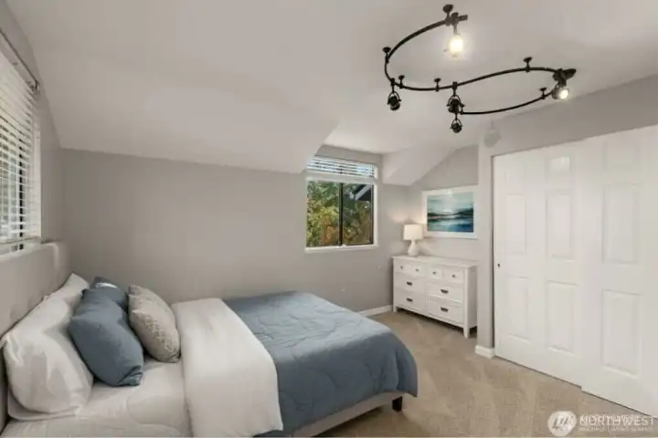 1 of 3 spacious upstairs bedrooms