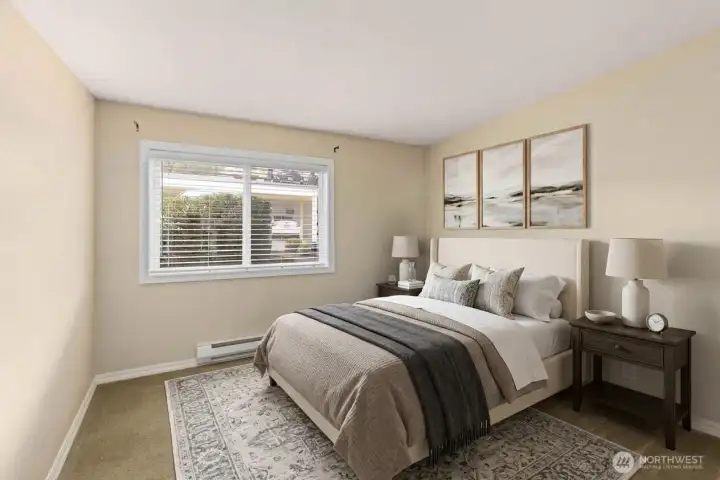 Second bedroom. *Digitally staged.