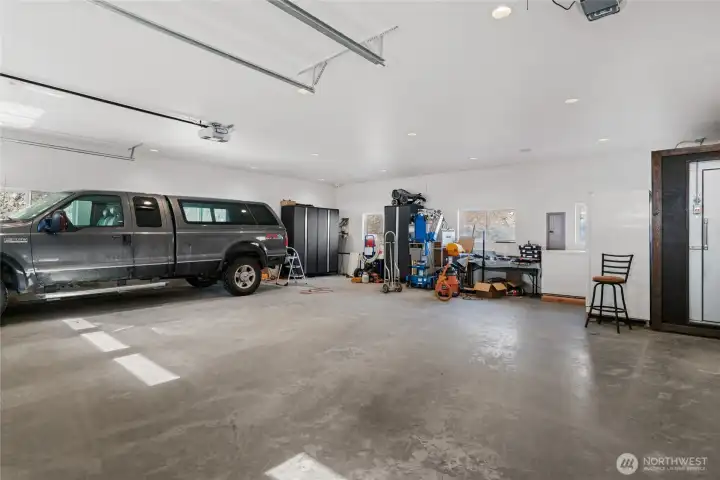 Attached garage