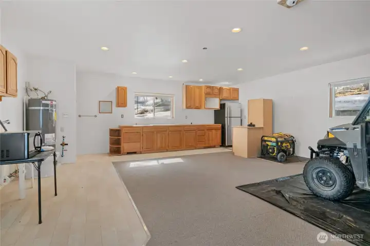 MH Oversized Garage partial kitchen