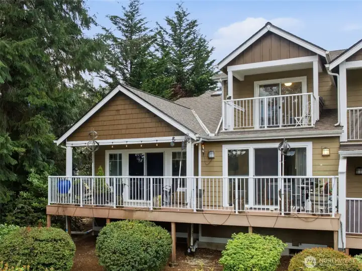 View of home from the golf course